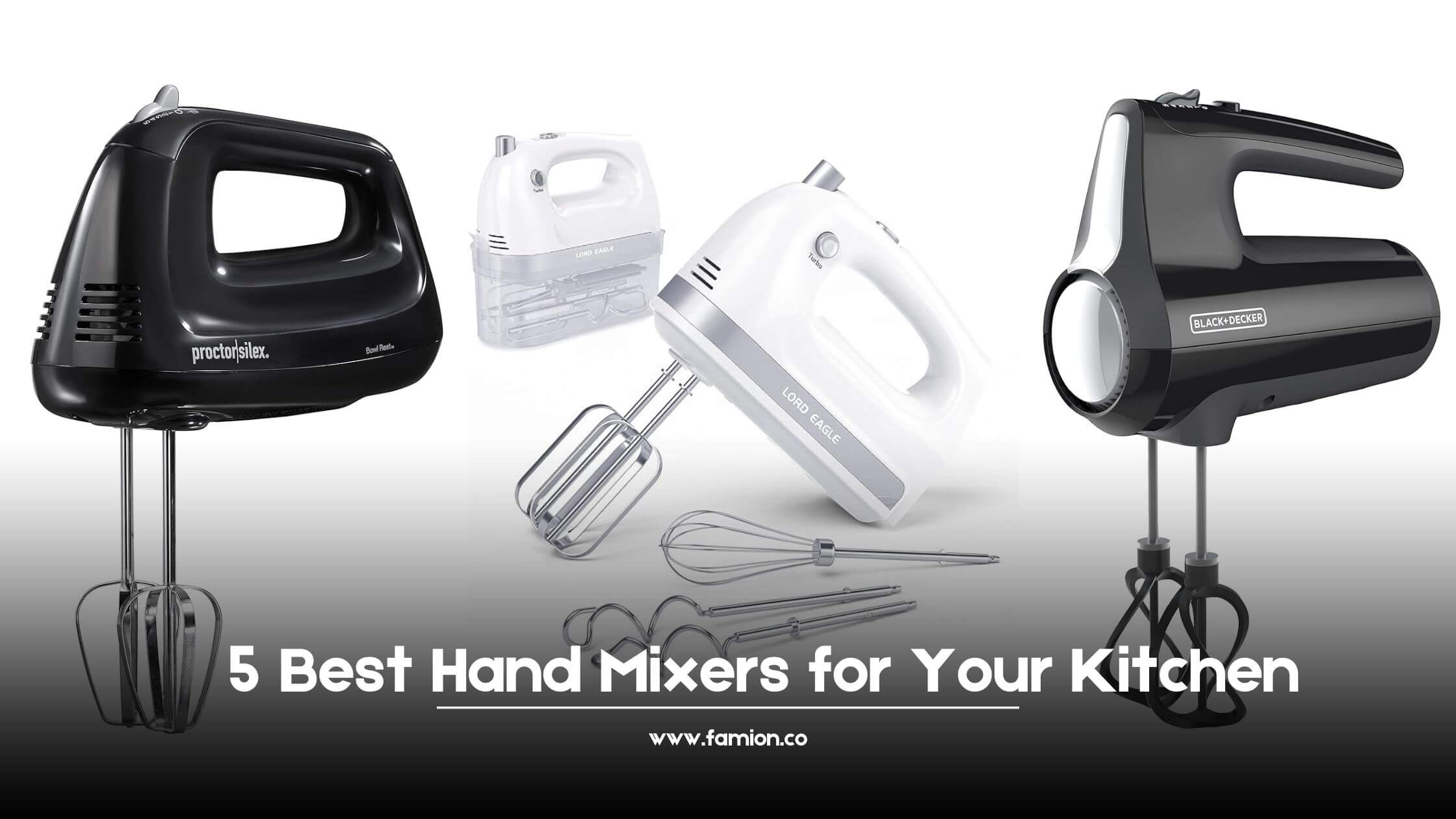 5 Best Hand Mixers for Your Kitchen- Amazon Pick