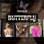 Butterfly hair clips