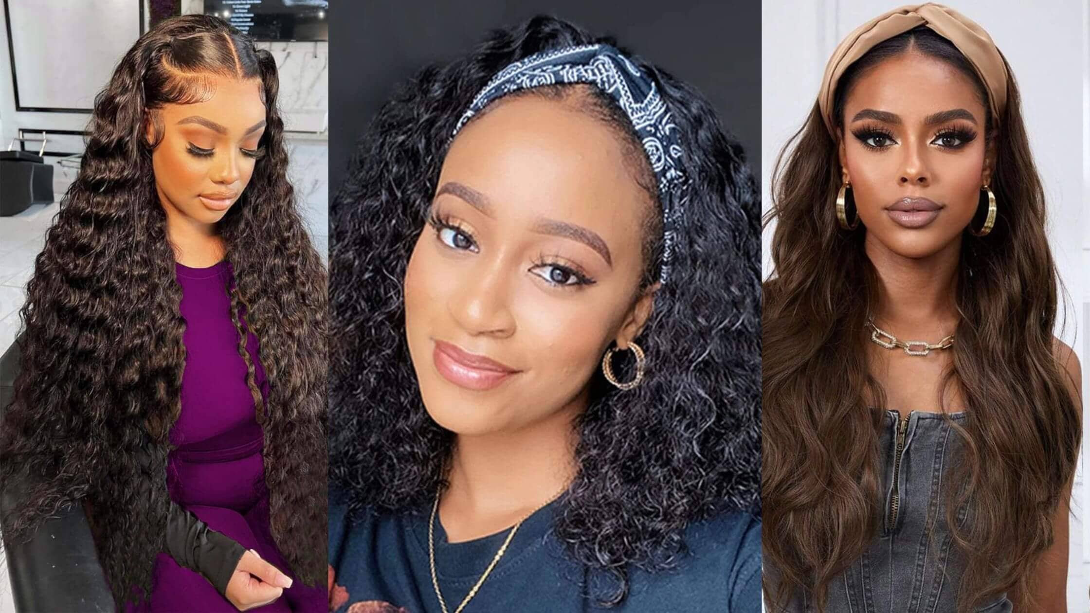 headband wigs human hair​