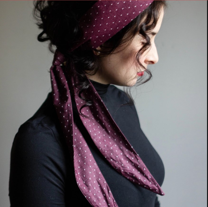 Vintage inspired headwrap